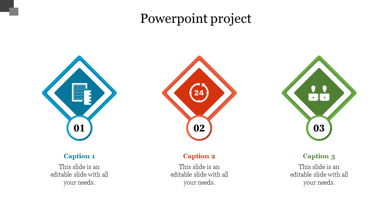 Creative PowerPoint Project Presentation Slide Templates